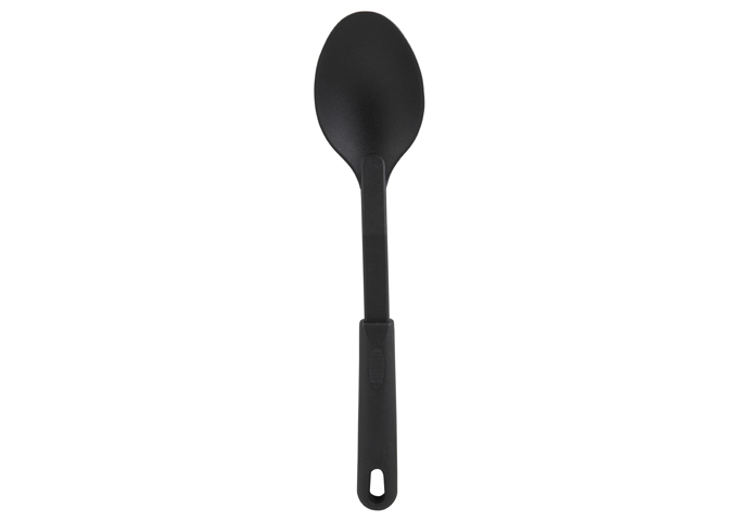 Solid Spoon, Nylon, Heat Resistant | White Stone
