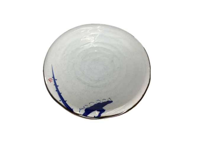 Whitestone Ceramic Plate | White Stone