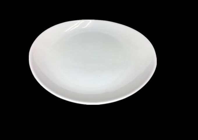 11" X 9-1/2'' Ceramic Oval White Plate -JLD | White Stone