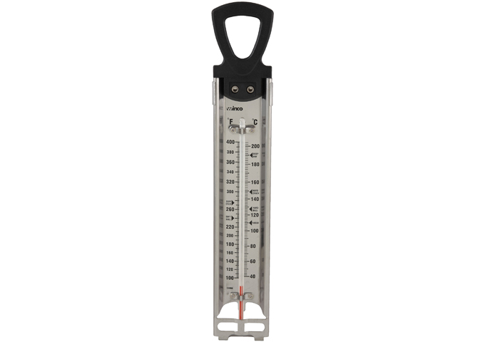Deepfry/Candy Thermometer, Top Hanging | White Stone